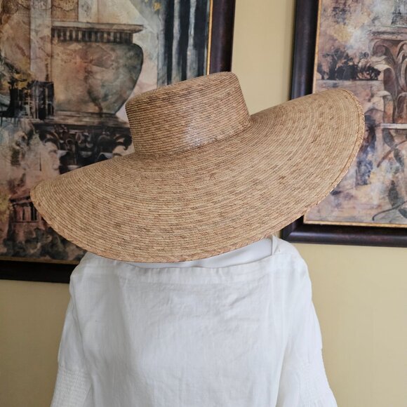 Lack of Color Hat, 100% Palm Leaf. Made in Mexico, Size L/XL, Ultra wide - Picture 6 of 12